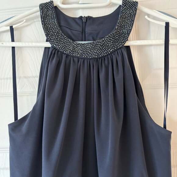 Le Chateaux Sleeveless navy dress - Picture 6 of 7